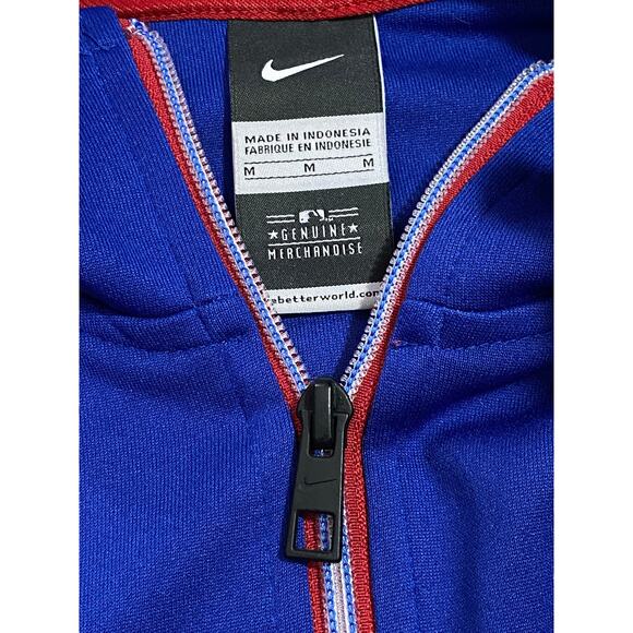 Chicago Cubs Nike Zip up Jacket Size Medium Thick 3D embroidery - Picture 5 of 8